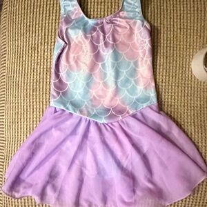 Pastel Mermaid Dress with Scales